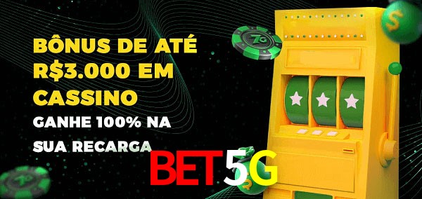 Bet5G melhor bônus de depósito